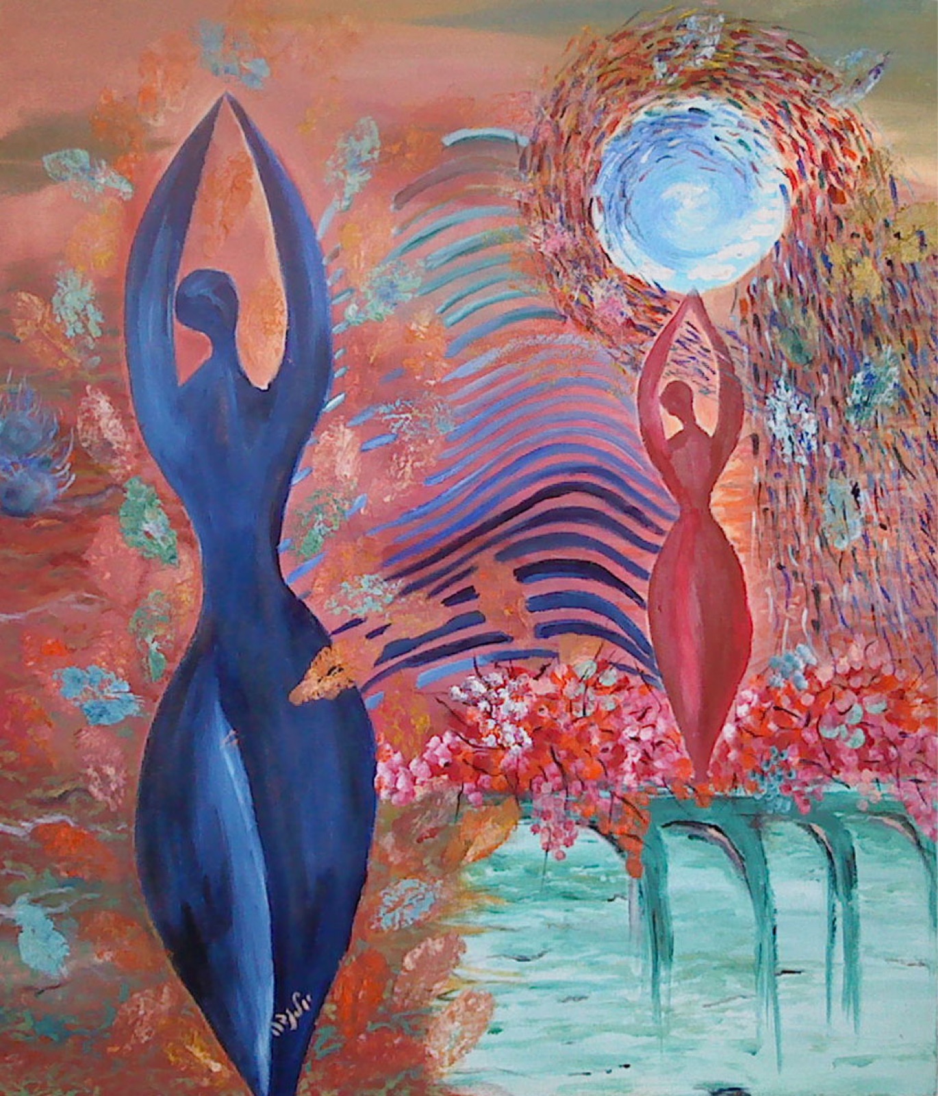Illumination, oil painting by Yolanda Gilad, 2006