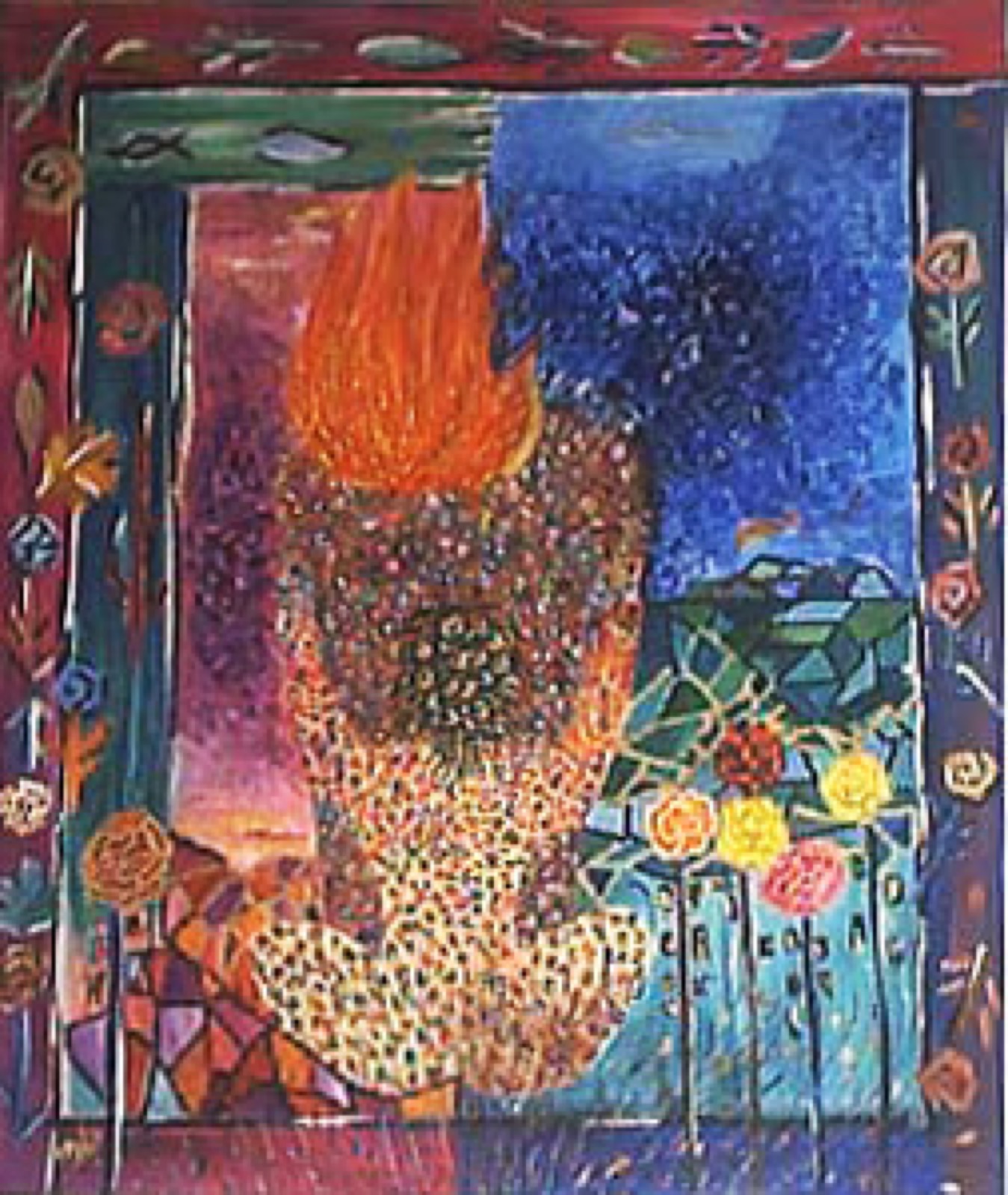 Prayer, oil painting by Yolanda Gilad, 2006