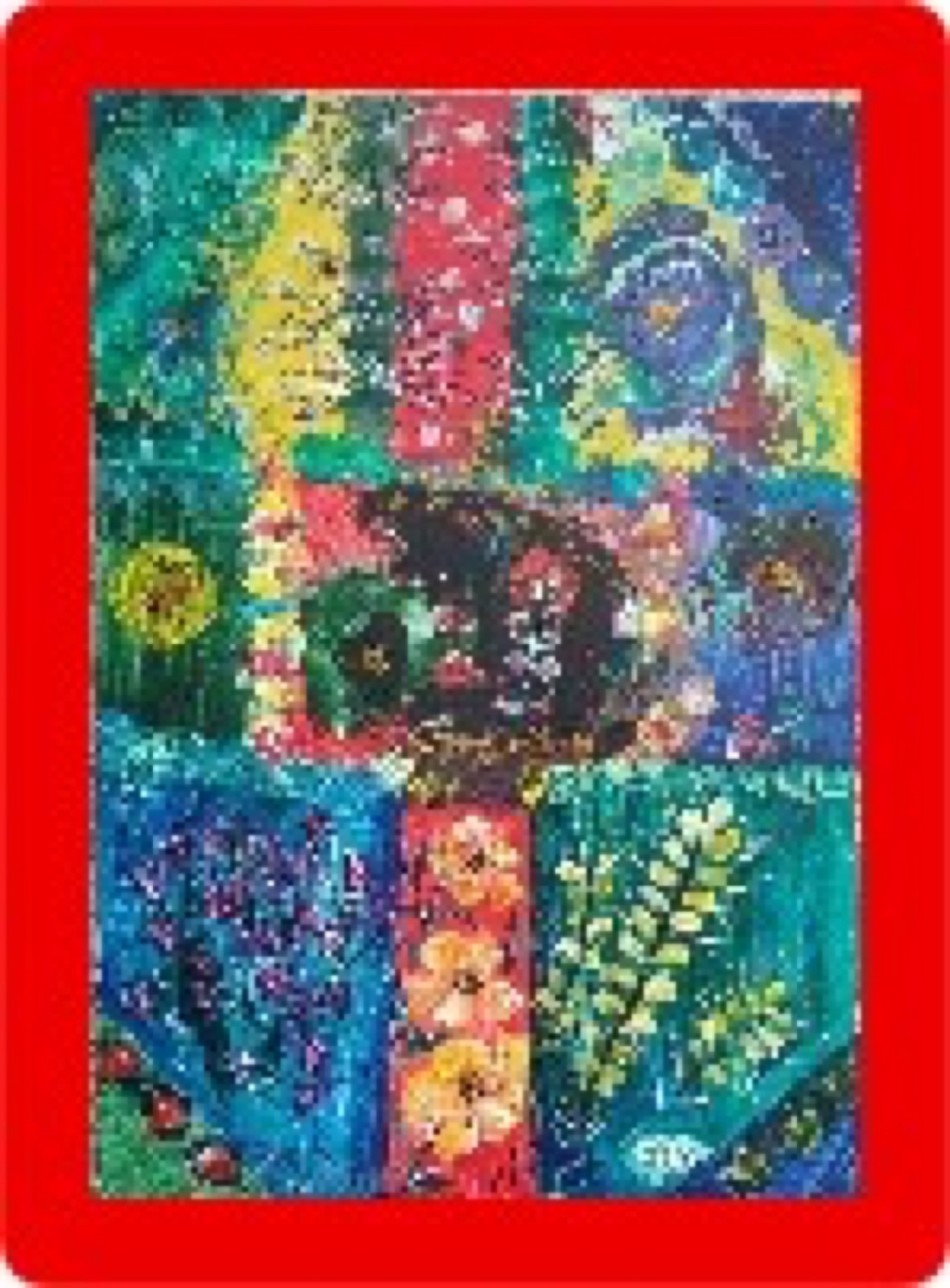Serenity, acrylic painting by Yolanda Gilad, 2026