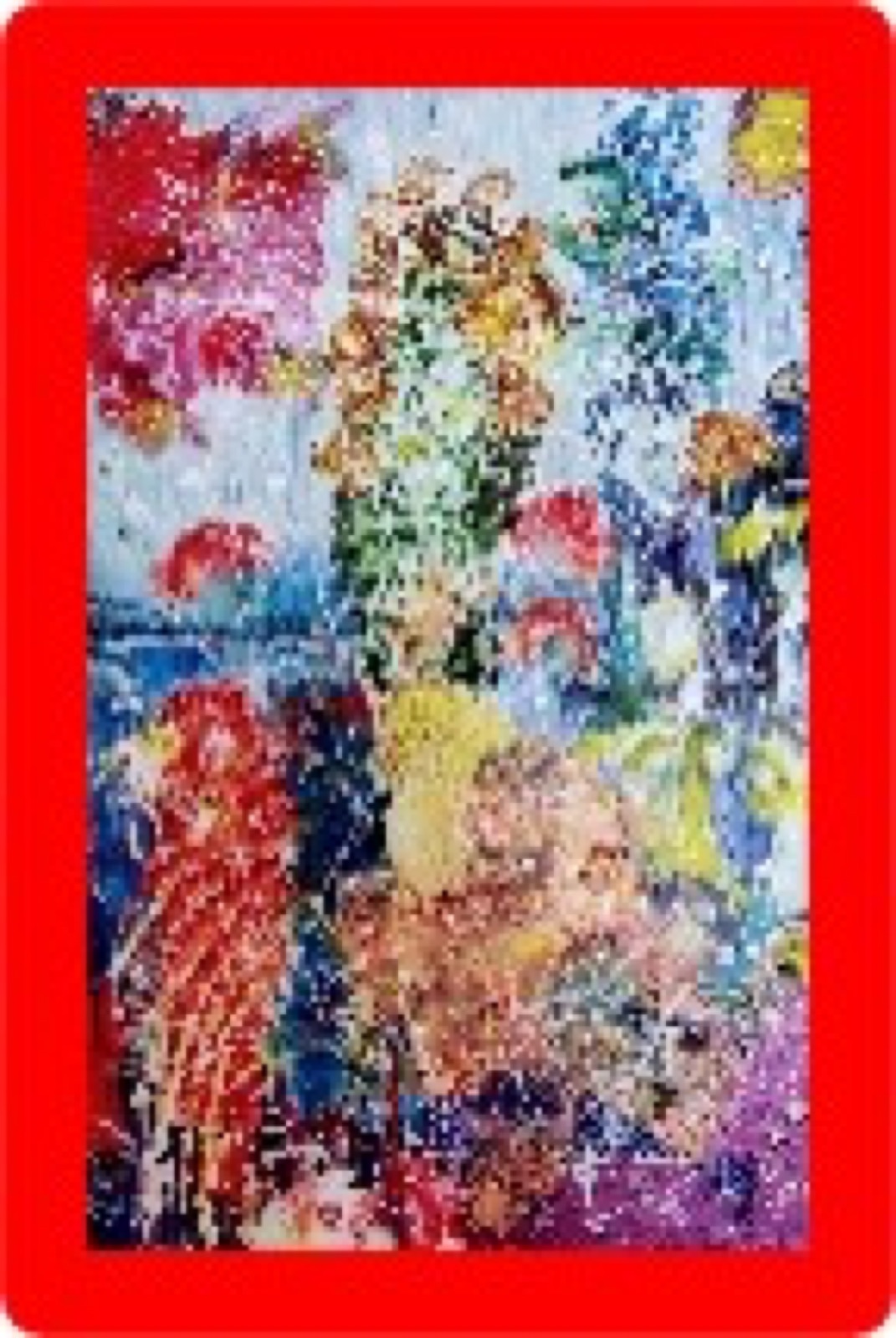 Snow, acrylic painting by Yolanda Gilad, 2024